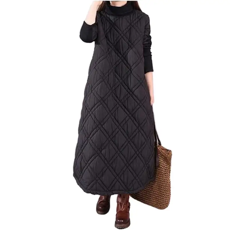 

Women Winter Thick Cotton Coat Fashion Casual Loose Patchwork Long Coat Outwear casacos de inverno feminino jaqueta feminina