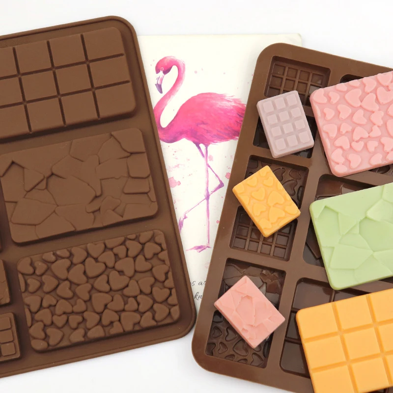 

9 Cavities Heart Lattice Shape Waffle Chocolate Mould DIY Fondant Cake Biscuits Mold Cake Decorating Tools Kitchen Bakeware