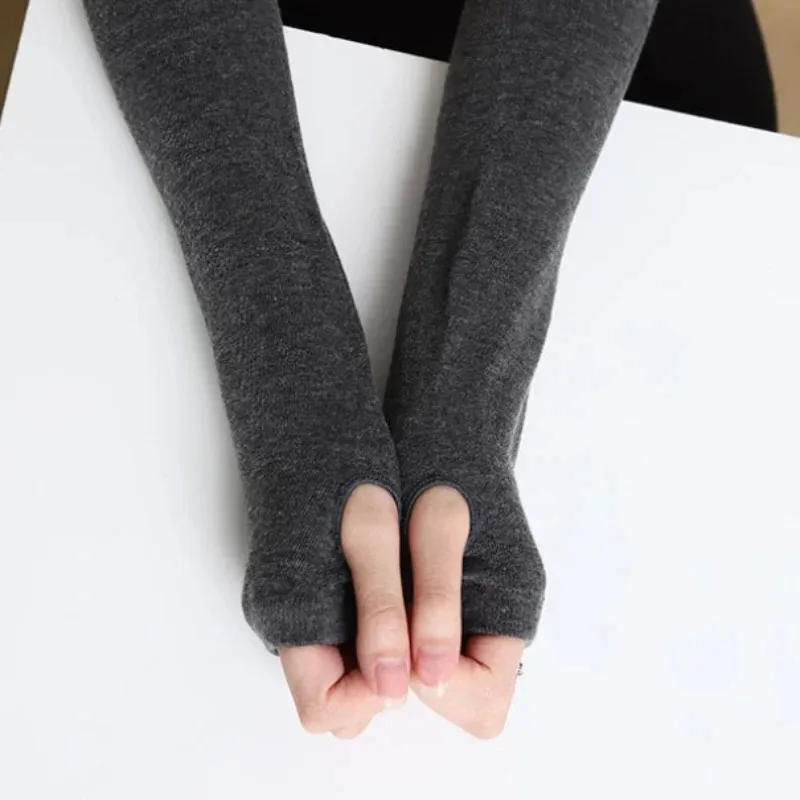 Knitted Long Fingerless Gloves fingerless gloves