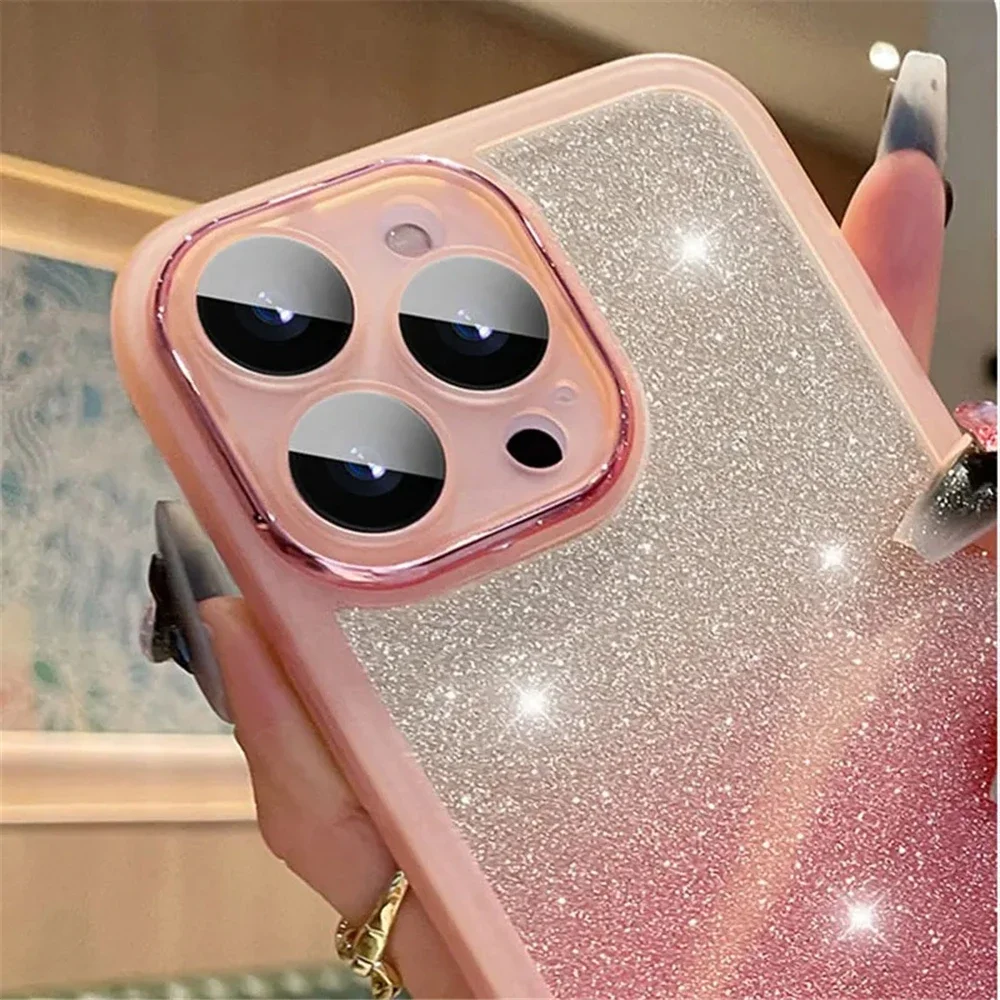 Quicksand Butterfly Glitter Stand Silicone Phone Case