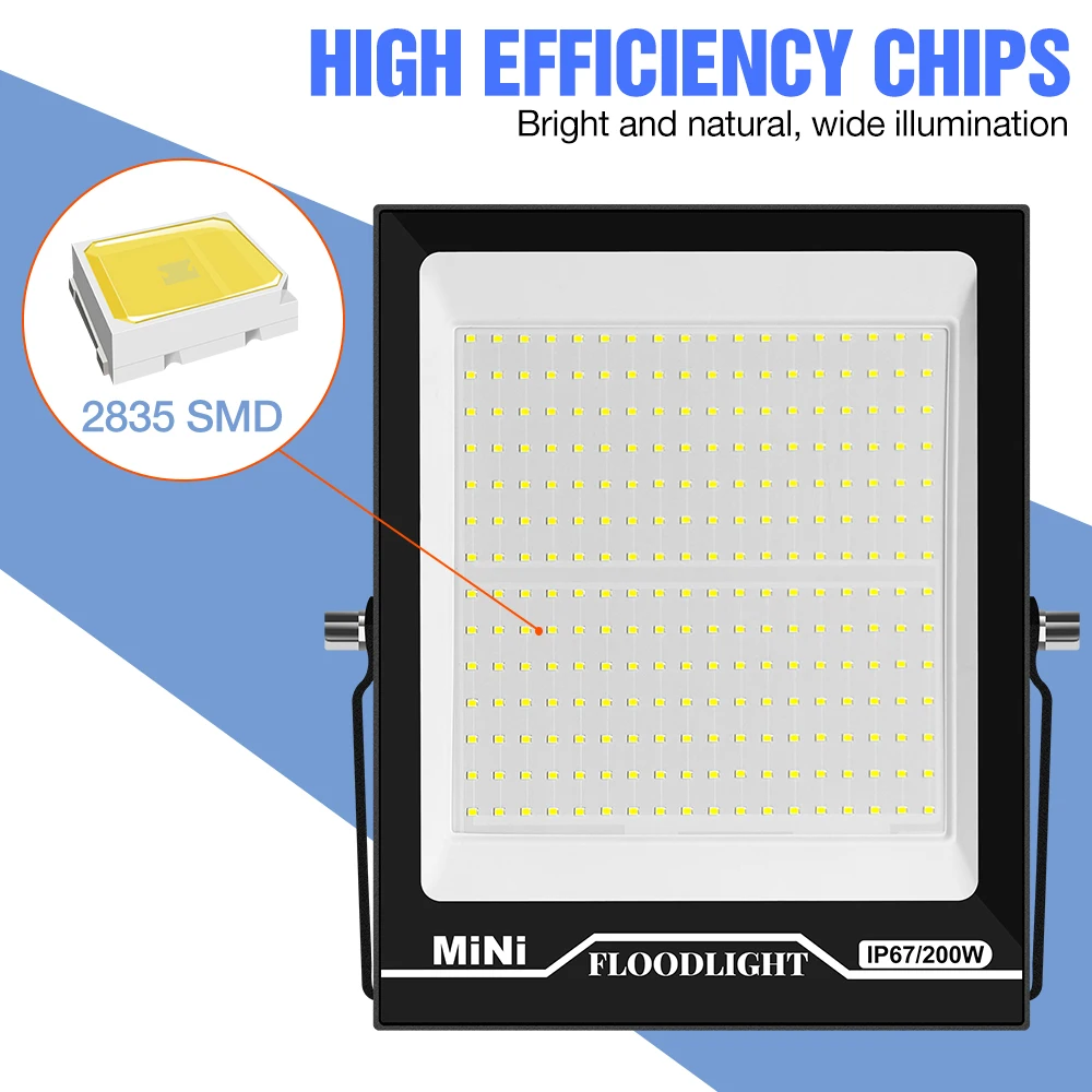 Floodlight LED Spotlight Outdoor Garden Lamp LED Reflector Flood Light 10W 20W 30W 50W 100W 150W 200W LED Exterior Wall Light