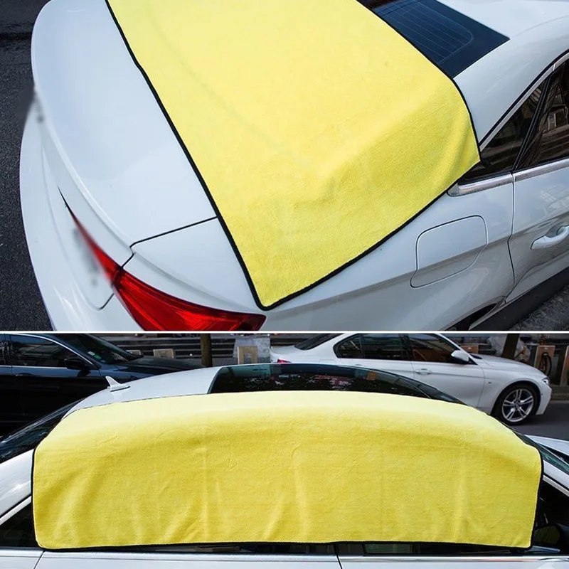 SEAMETAL Large Size Microfiber Towels Car Washing Towel 160x60cm Car Whole Body Cleaning Dry/Wet Dual Use Super Absorbent Rags 5