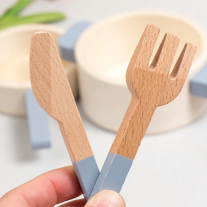 Educational Toys Kitchen Toys Pretend Kitchen Toys Animal Toy Set Pretend Food Toys children's Wooden simulation kitchen toys early education educational toys simulation pots and pans food role-play chef