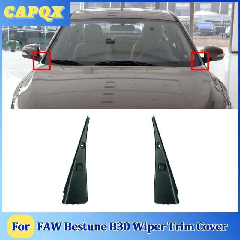 

For FAW Bestune B30 Front Wiper Trim Cover Windshield Wrap Corner Fender Grille Water Deflector Plate
