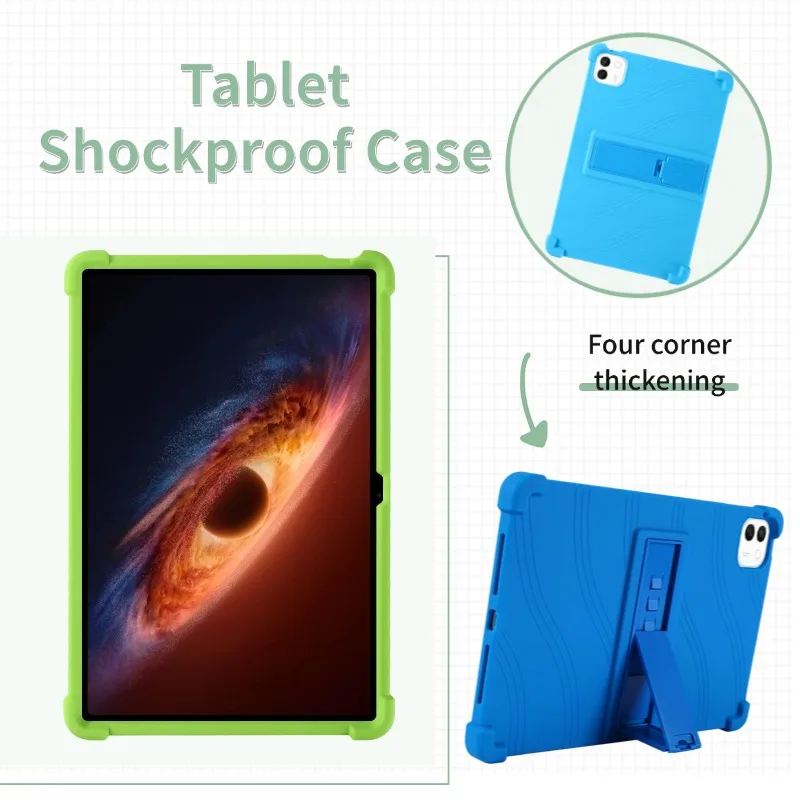 Durable Shockproof Silicone Stand Case