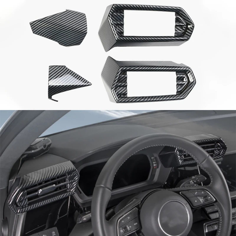

Fit for Audi A3 2021-2023 Central Control Air Conditioning Outlet Frame Patch Car Interior Decoration Car Supplies Refit
