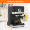 Italian Semi-automatic Coffee Machine Concentrated High Pressure Extraction Milk Foam Coffee Machine 4