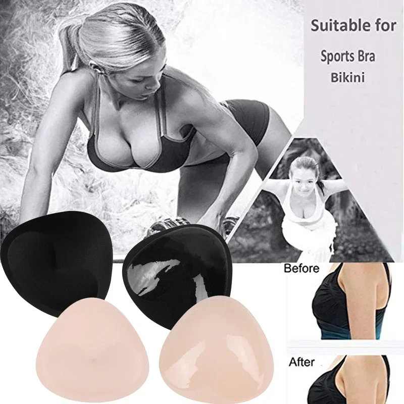 Bikini Set With Silicone Nipple Cover And Bra Pads