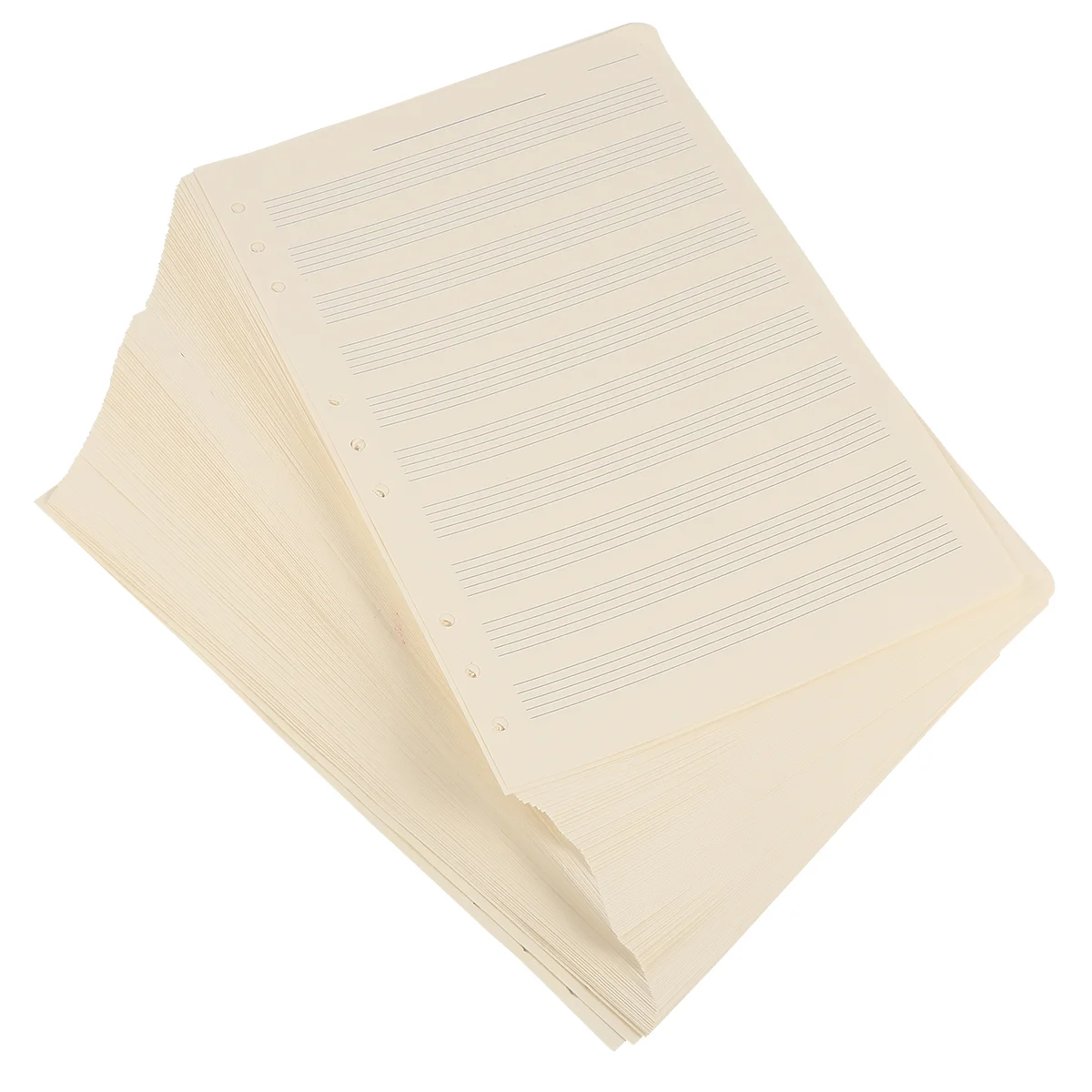 

100 Sheets Notebook Work The Loose Leaf Paper Wide Ruled Music Manuscript Refill