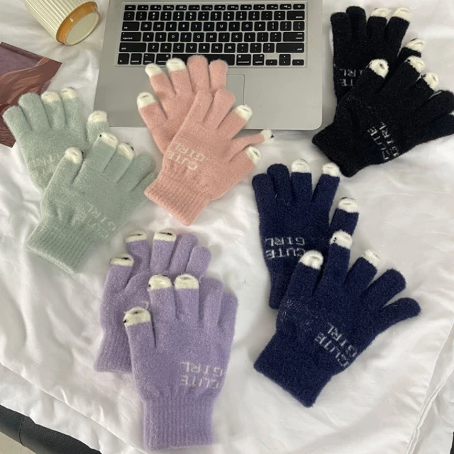 Gants Femmes Chauds Écran Tactile Bout Des Doigts  Gants Écran Tactile  Femme Hiver-Femmes-Aliexpress