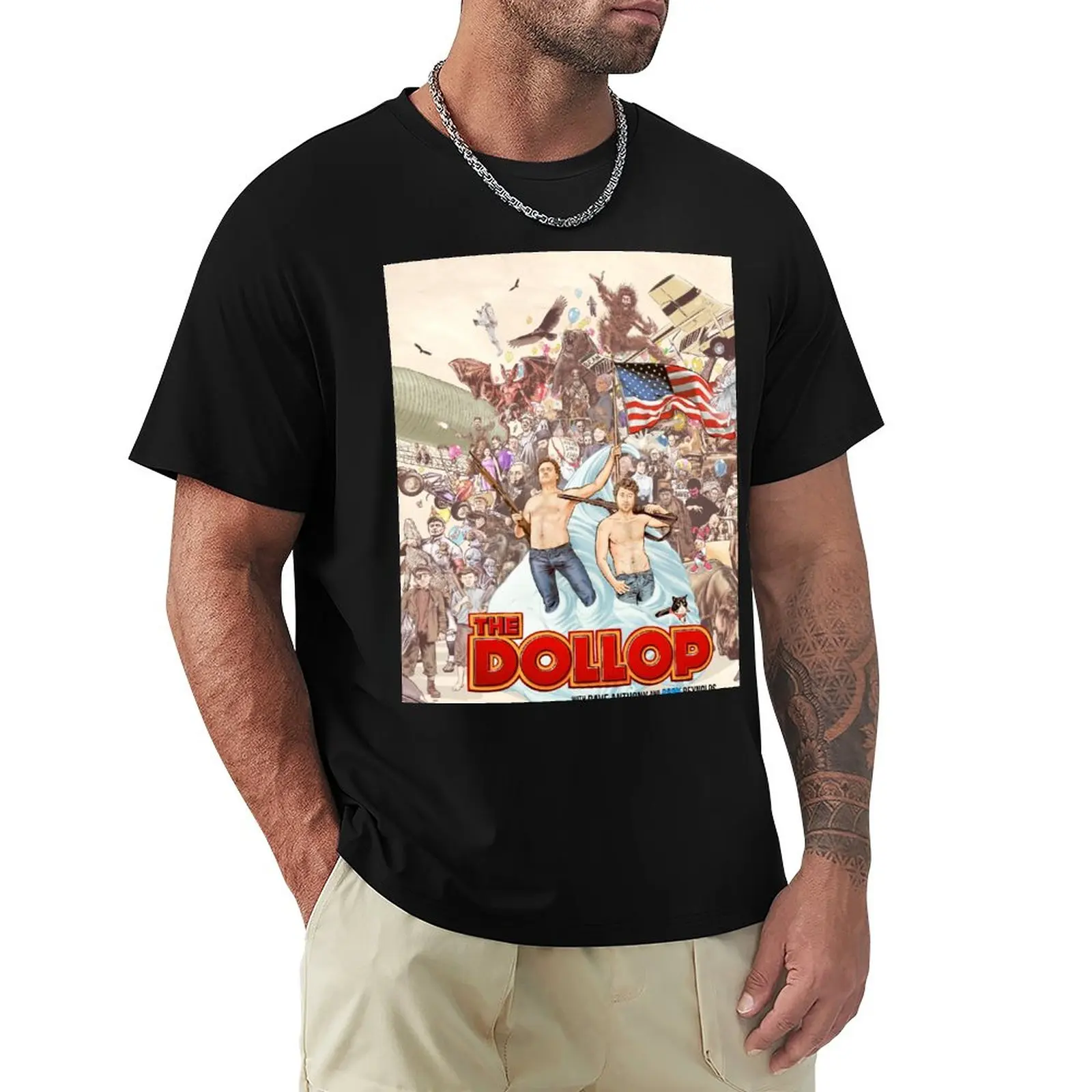 

The Dollop 2018 T-Shirt black t shirts t shirt man boys animal print shirt mens cotton t shirts