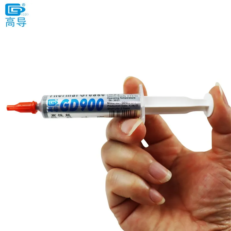 Composto Condutor Térmico do Dissipador de Calor do Emplastro da Pasta da Graxa do Elevado Desempenho Gd900 dos Gramas do Peso Líquido 15 30 para o Ssy do Cpu Gpu - Imagem 5