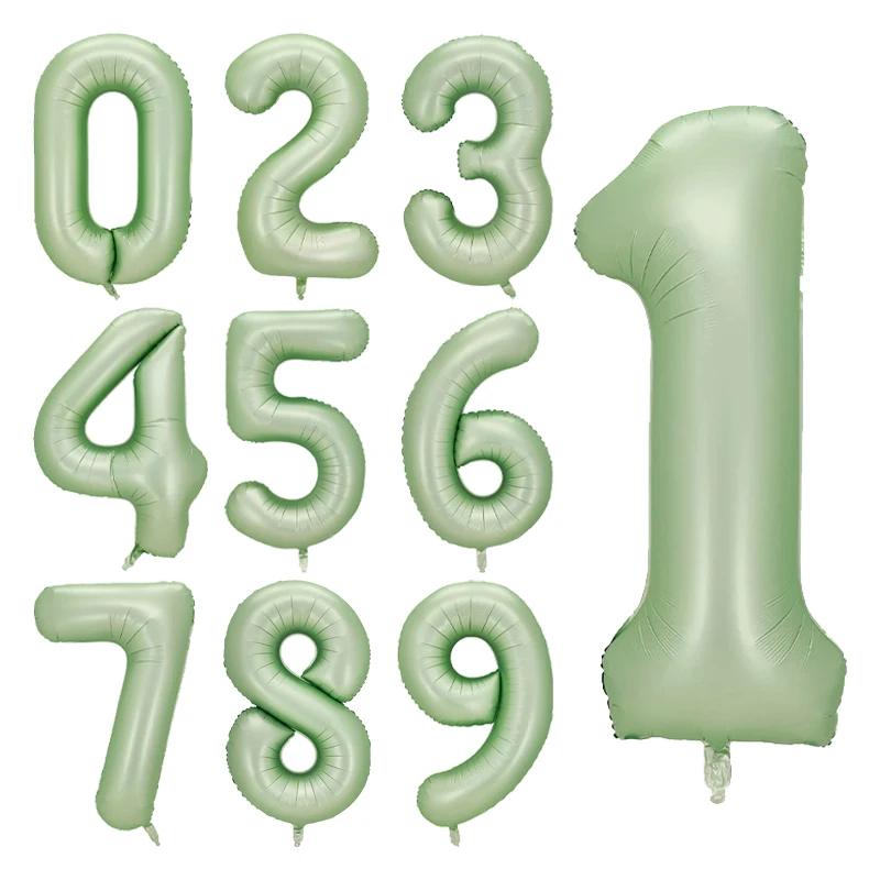 Foil Birthday Balloons 32/40inch 0-9