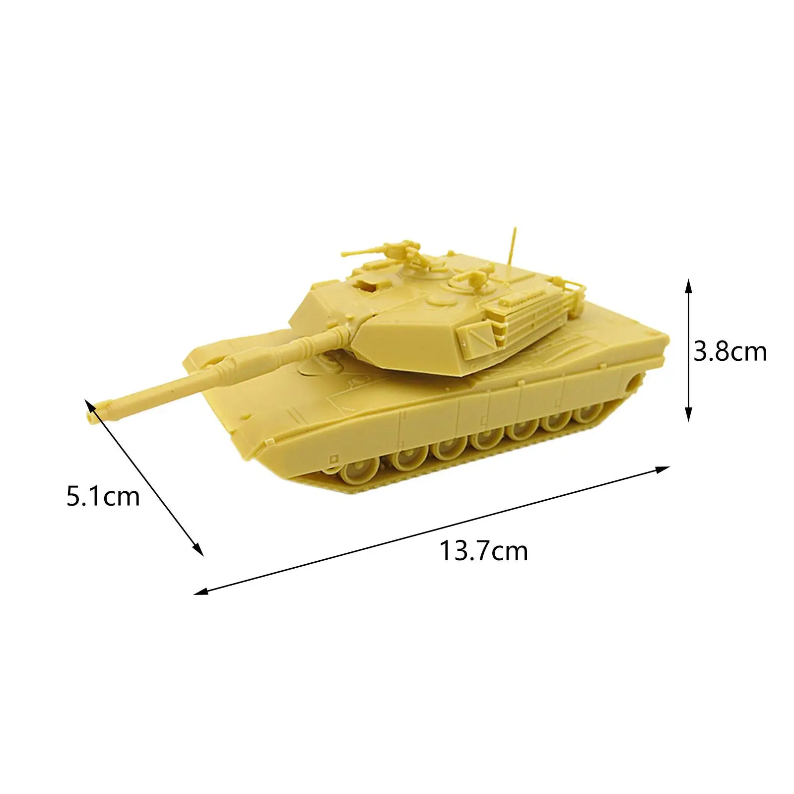 

1/72 4D Assembled Tank Educational Toys Collection Simulation Model Toy Jigsaw Toys for Children Girls Boys Adults Party Favors