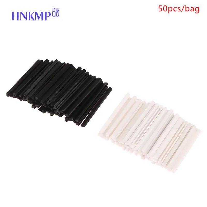 

50 Pcs/set Pet Clipper Blade Parts Replacement Blade Guides White Black Pet Clipper Blade Accessories