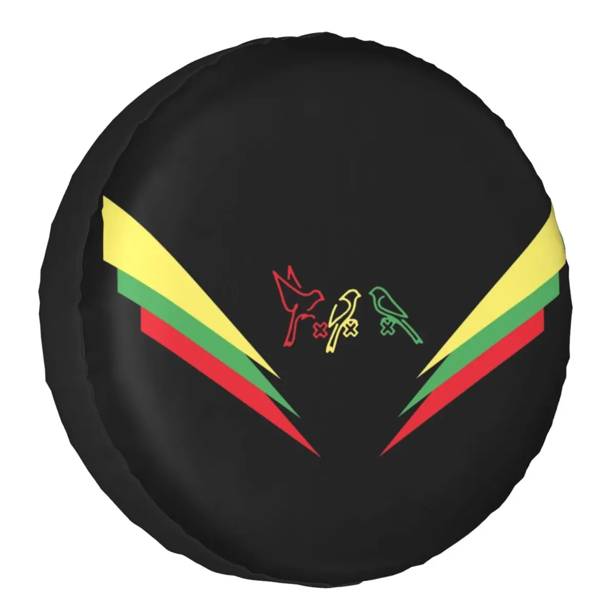 Copertura Della Gomma Di Scorta Personalizzata Ajax Bob Marley Per Jeep Three Little Birds 4Wd 4X4 Trailer Car Wheel Protector 14 "15" 16 "17" Pollici
