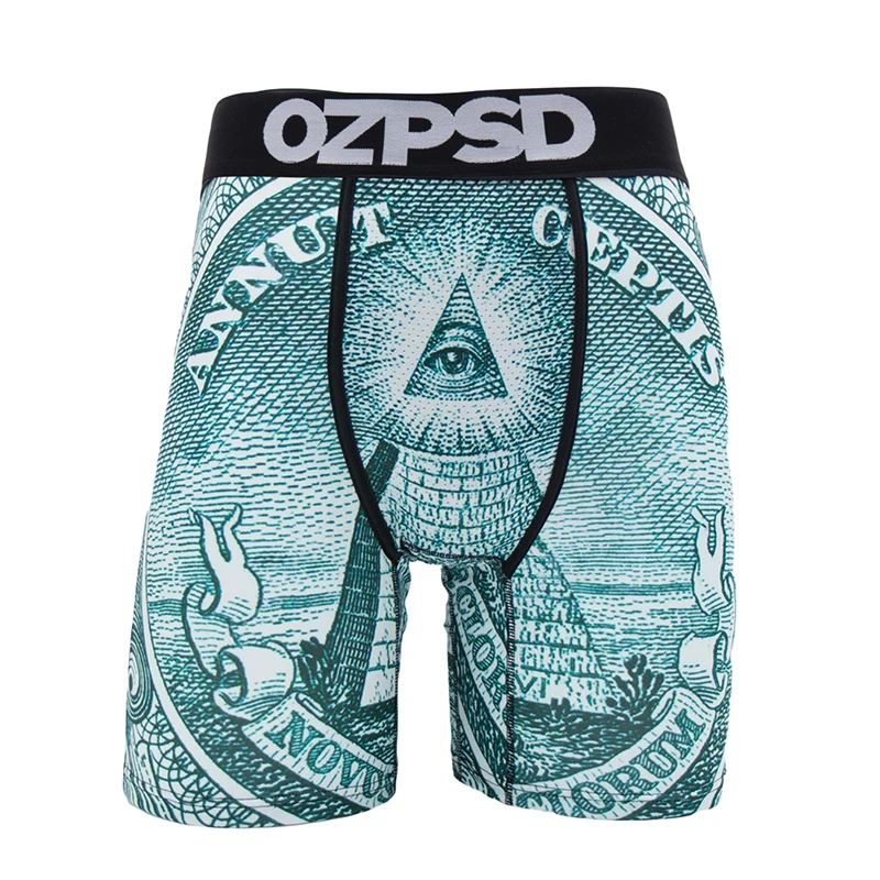 

Бесшовные дышащие мужские трусы OZPSD, нижнее белье для мужчин, модные мужские трусы с принтом, шорты-боксеры