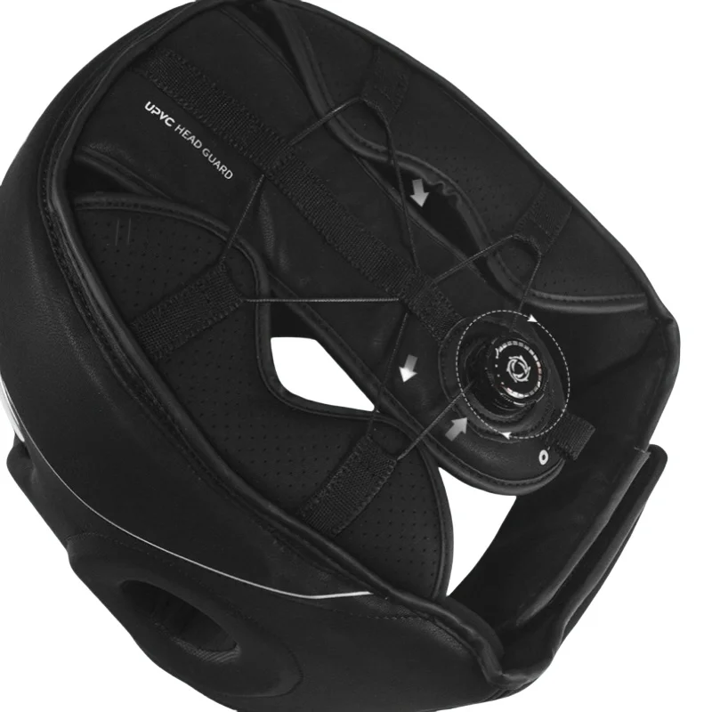BN Adjustable Children Adult Sanda Muay Thai Boxing Helmet W/Insert Mask Kick Martial Arts Combat Headgear Training Equipment EO