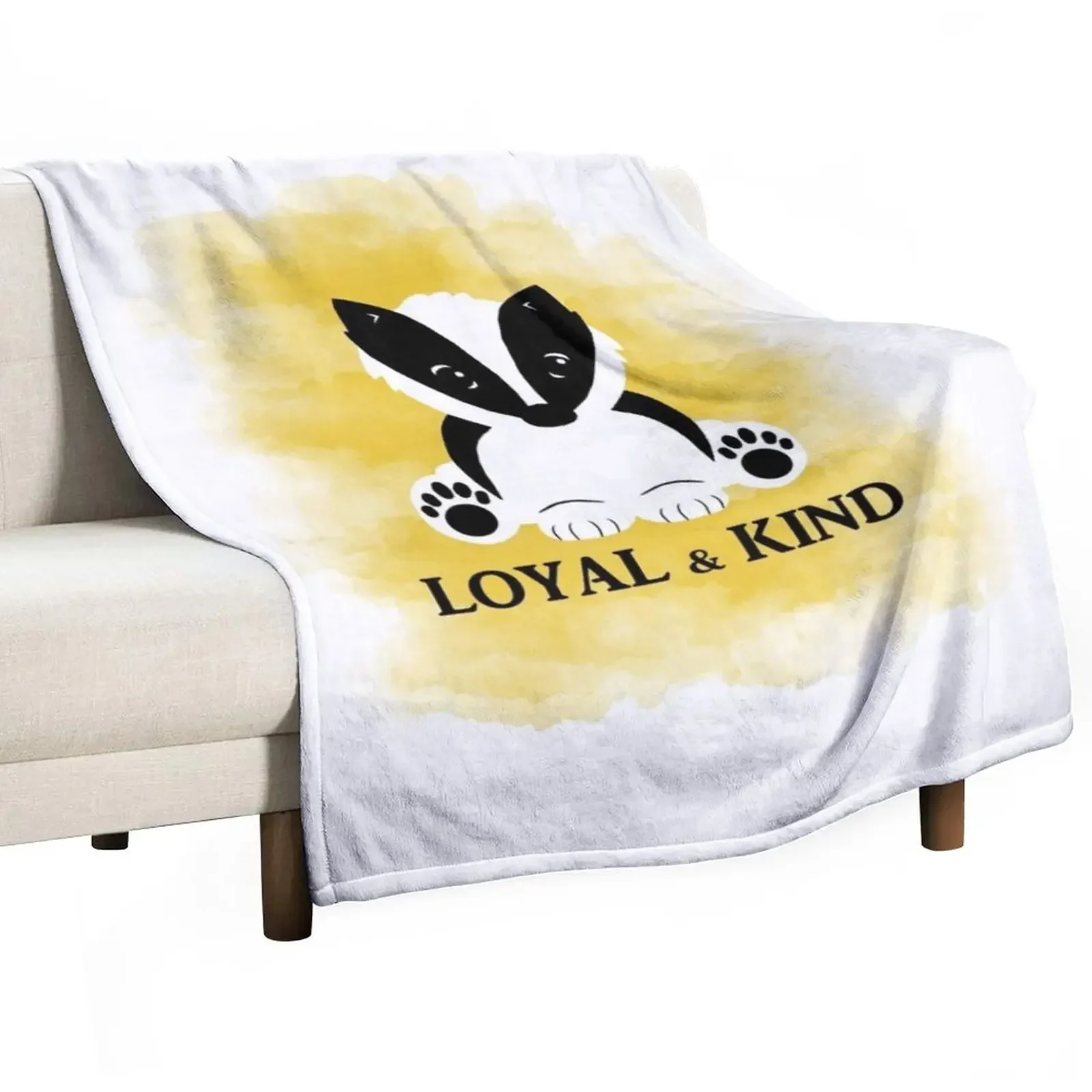 

Cute Badger Throw Blanket Soft Luxury Brand Blankets