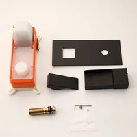 Kemaidi ก๊อกน้ำอ่างน้ำสีดำด้านฝังกล่องวาล์วก๊อกน้ำซิงค์ห้องน้ำติดผนังมือจับเดี่ยวน้ำตกผสมก๊อก 4