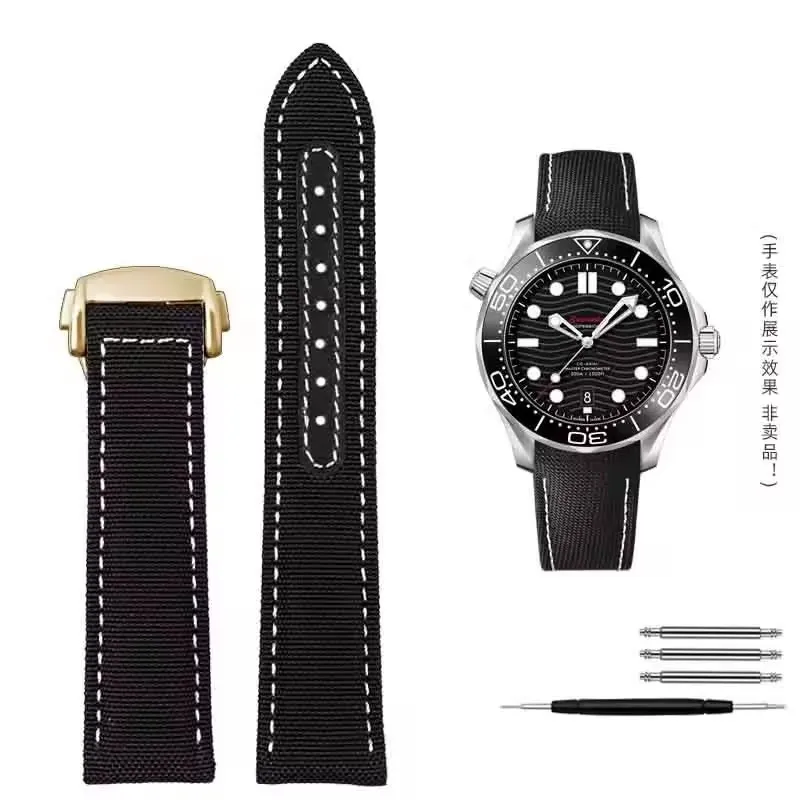 Premium Canvas Nylon Watchbands - Stylish and Durable with Multiple Size Options