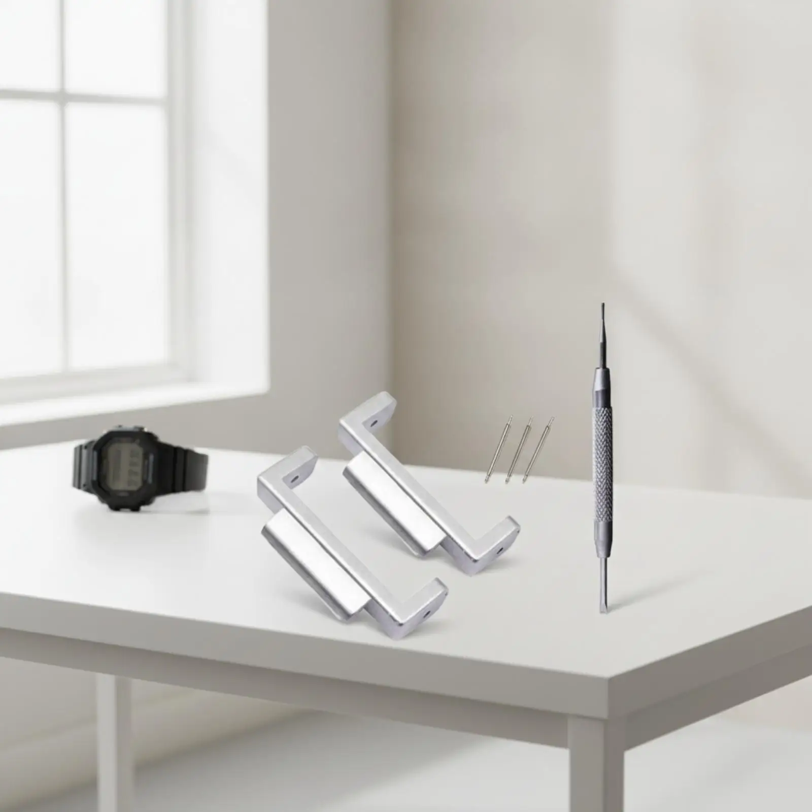 Stylish Watch Band Adapter with Tool and Spring Pins