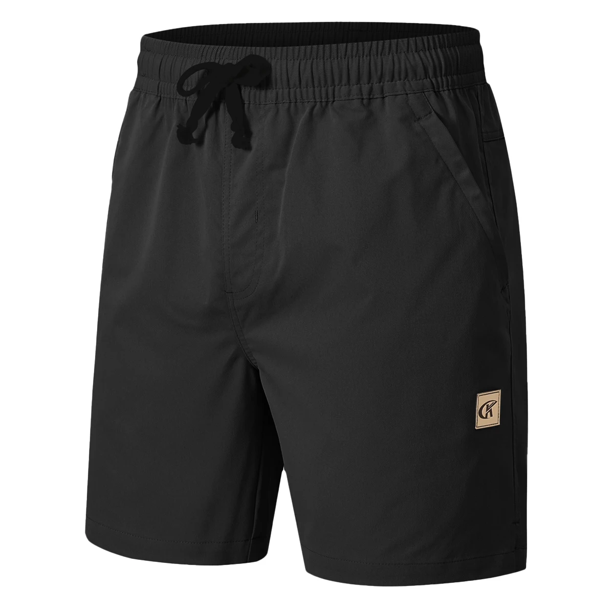 Herren Fitness Jogging Twill-Shorts, 7 Zoll Sport Cargo-Hosen mit Stretch-Bund und Reißverschlusstaschen – Detail 24