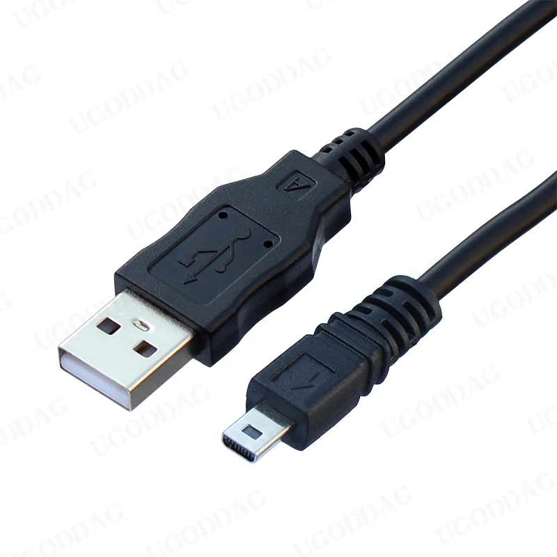 UC-E6 디지털 카메라 USB 데이터 케이블, 니콘 쿨픽스, 후지, 파나소닉, 올림푸스, 용, 미니 8 핀 데이터 케이블, 150cm, 1.5m