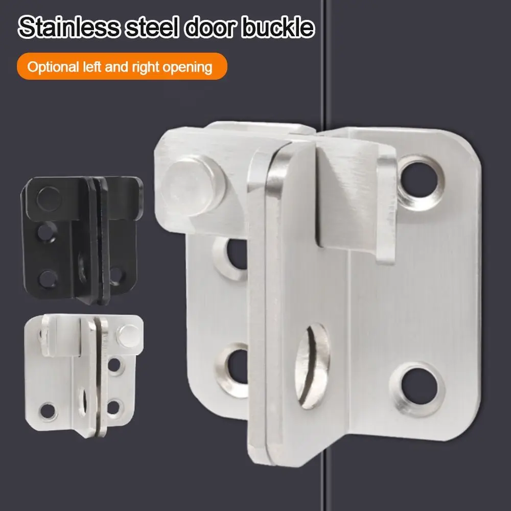 Stainless Steel Sliding Door Lock Bolts Anti-theft Catch Lock Sliding Bolts Lock Padlock Clasp Cabinet Latches Fitting