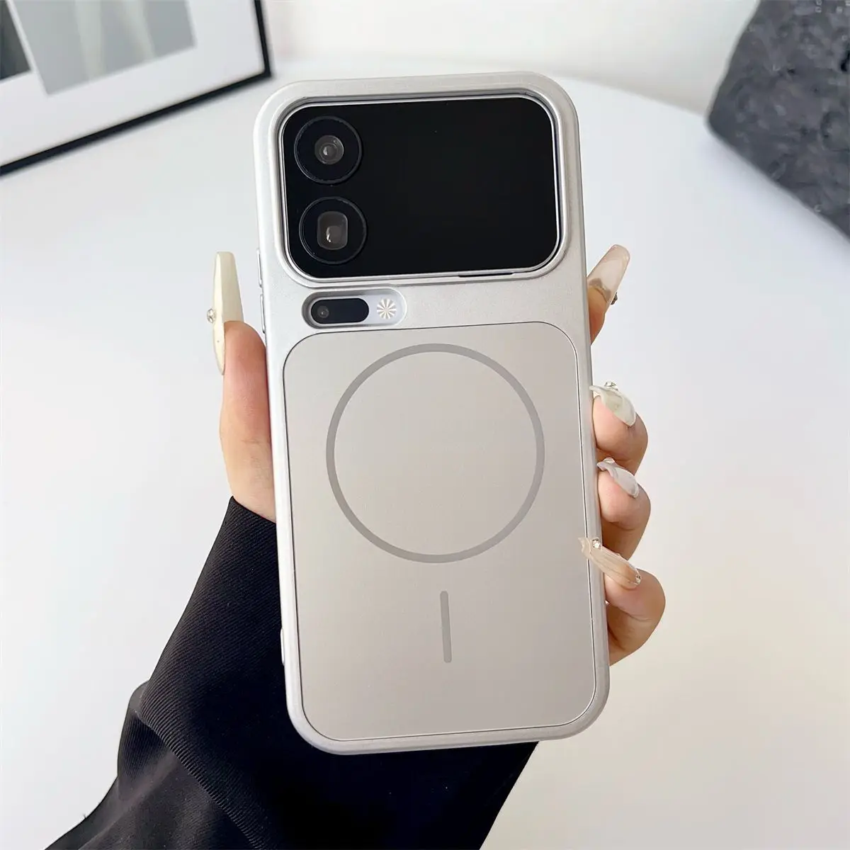Luxury Magnetic Shockproof Matte Hard Phone Case - Business Slim Design