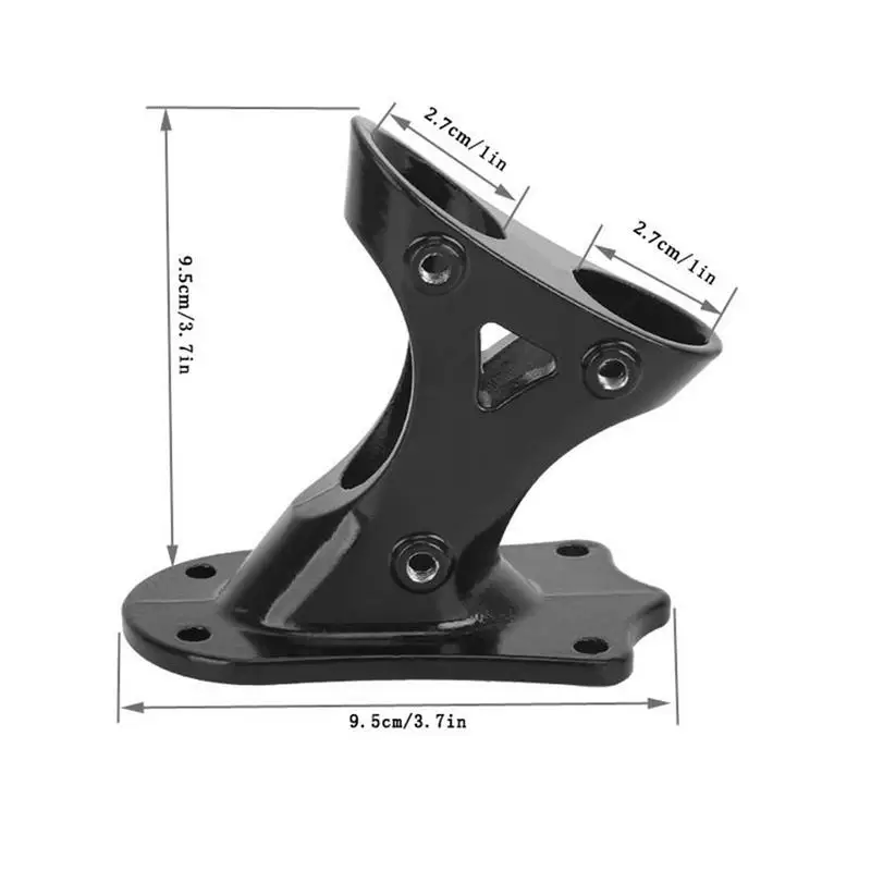 Outdoor Flag Holder Mounting Brackets Aluminum Alloy Heavy Duty Holder Metal Base Stand Heavy Duty Wall Mount For Outdoor Use
