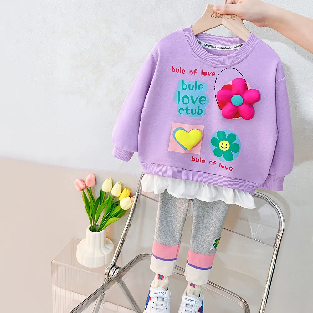 

Kids Baby Girls Clothing Sets Flower Princess T-Shirt Pants 2Pcs Infant Clothing Suits for Toddler Girl Outfits Children Costume