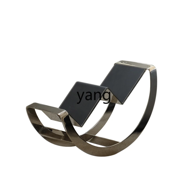 

Yhl Stainless Steel Saddle Leather Swing Bookshelf Mid-Ancient Modern Minimalist Magazine Rack Living Room Book & Magazine Rack