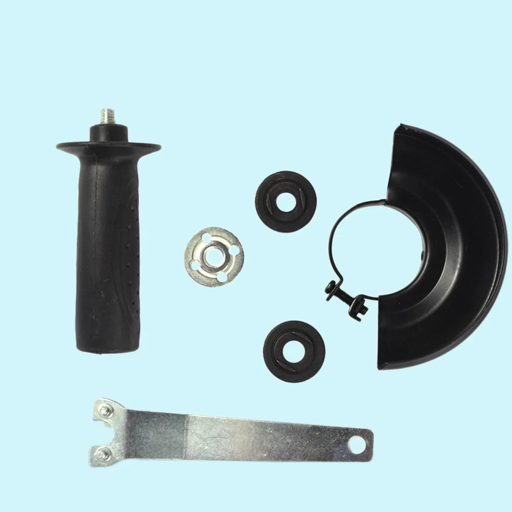 

6 Pcs Grinder Adapter Converter Angle Accessories Wrench Metal Lock Nut Shield Cover Drill Conversion Angle Grinding Tool for
