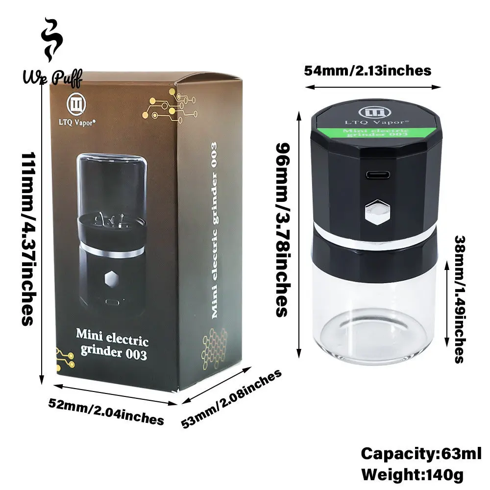 https://ae01.alicdn.com/kf/Sec68b355cea7424abec1c505114e1148E/WE-PUFF-LTQ-Mini-Electric-Herb-Grinder-400-MAh-Rechargeable-With-50ml-Jar-Smart-Tobacco-Spice.jpg