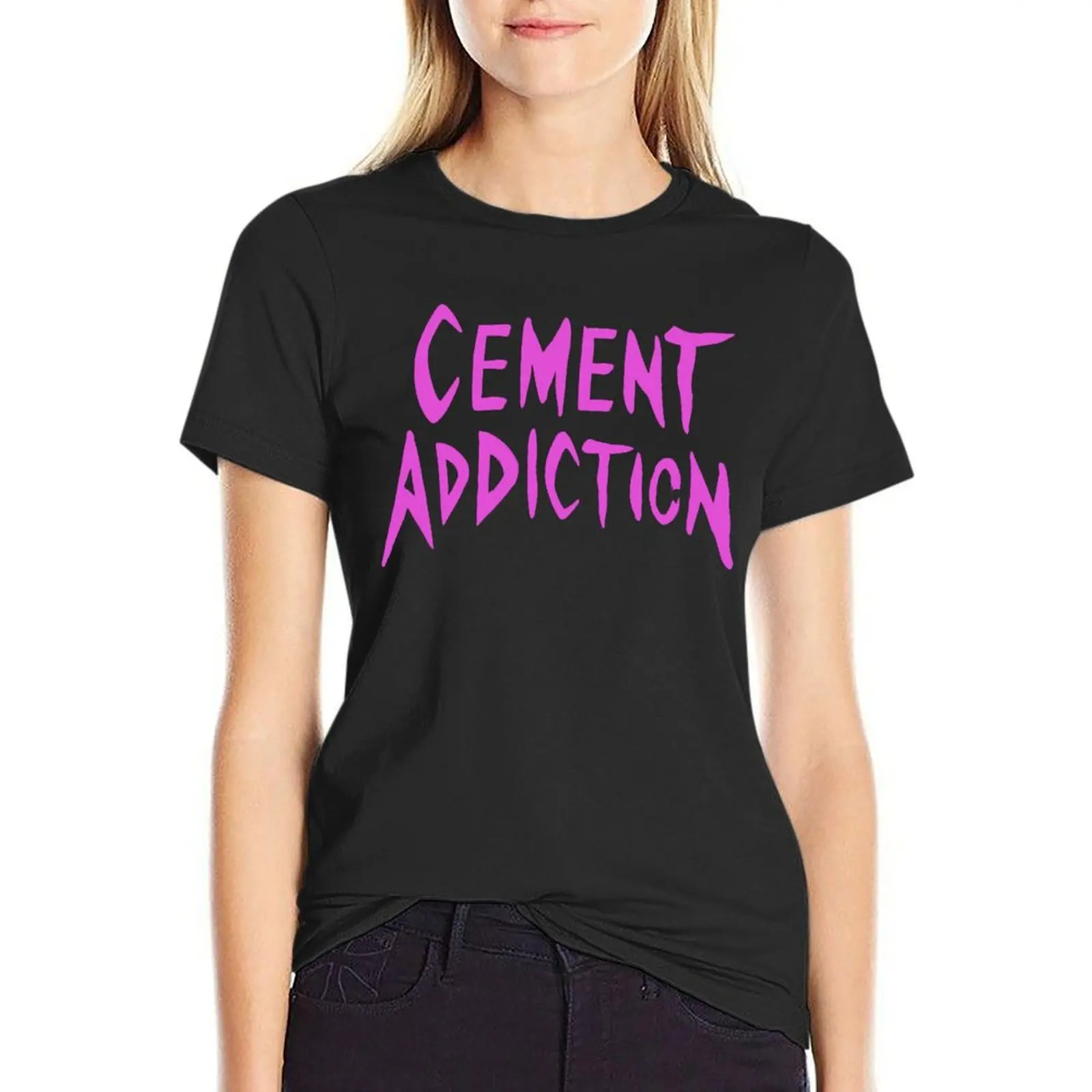

Cement Addiction T-shirt cute tops tops western t shirts for Women