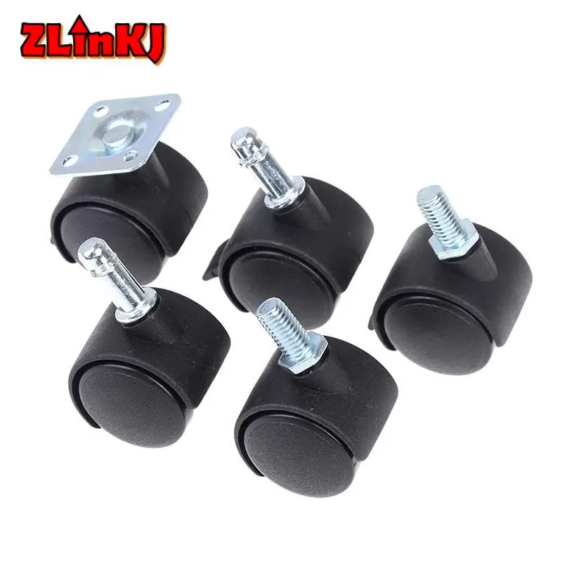 4Pcs 30mm Universal Chair Wheel Office Chair Casters Chair Wheels