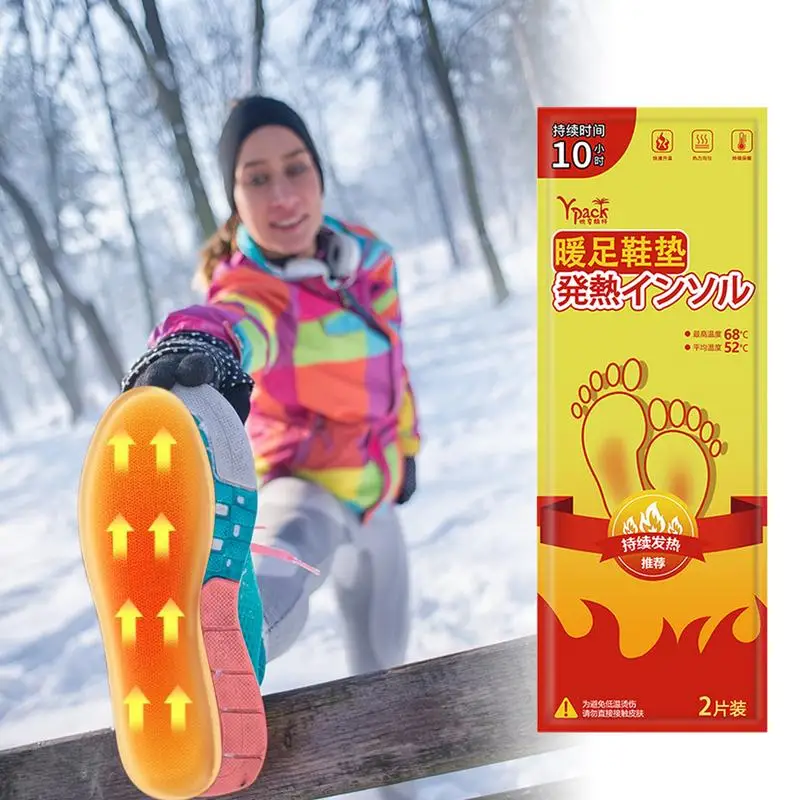 Winter Self Heating Disposable Insoles Feet Warm Thermal Shoes Pads Inserts For Men Women Warmer Pads For Up To 10 Hours Heating shoe insoles heated shoe insoles
