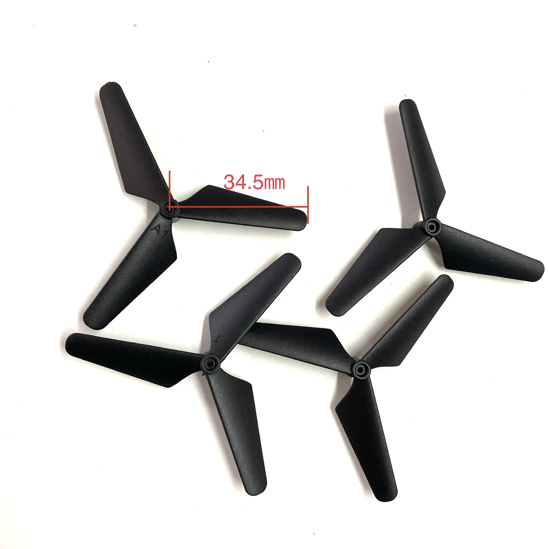 Tri-Blade Foam Glider Propellers for RC Airplanes & Drones