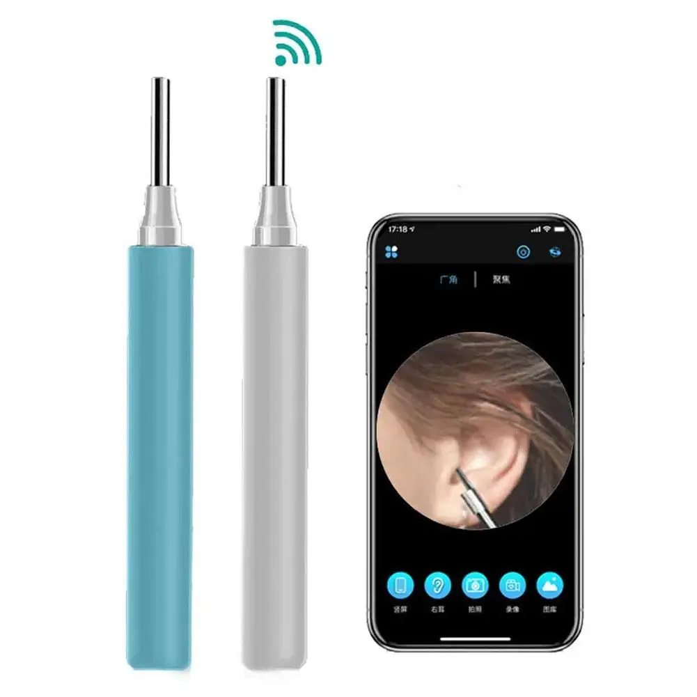 Wireless Visual Ear Pick Luminous Earpick With 6pcs LED 500W HD