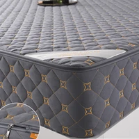 New Thicken Quilted Mattress Cover With Zipper Bedspread Mattress Cover Soft King Queen Bed Fitted Sheet 1