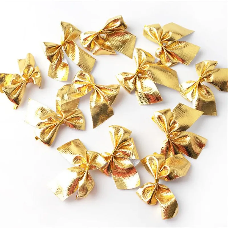 Description Picture 4 of itemChristmas Tree Pendants 12Pcs Christmas Bow Tie Ornaments Tree Decoration Baubles New Year XMAS Hanging Home Decorations