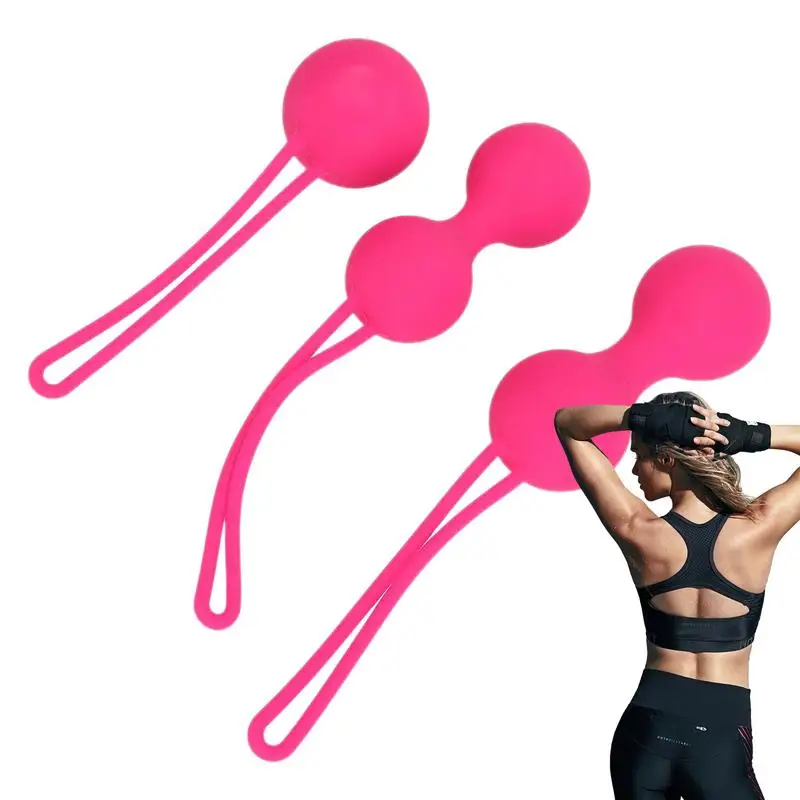 

Pelvic Floor Muscle Trainer Silicone Pelvic Floor Exercise Weights Massage Ball 3Pcs Pelvic Muscle Exerciser Pelvic Floor