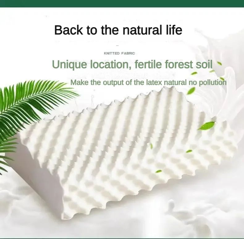 Description Picture 4 of itemThailand Natural Latex  Adult Pillow Core Massage Pillow Core Gift Children's Latex Pillow Manufacturer Wholesale