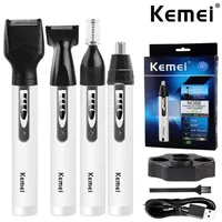 Origina 4in1 Rechargeable Nose Ear Hair Trimmer For Men&Women Grooming Kit Electric Eyebrow Beard Trimer Nose And Ears Trimmer 1