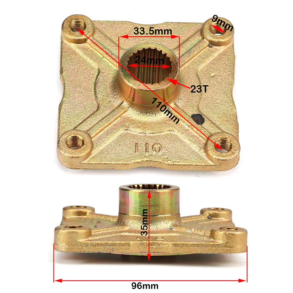 800mm/810mm Hinterachse Montage Mit 190mm Bremsscheibe 530-32T Kettenrad Nabe Für 150cc 200cc 250cc ATV Buggy UTV Quad Go Kart Teile – Detail 7