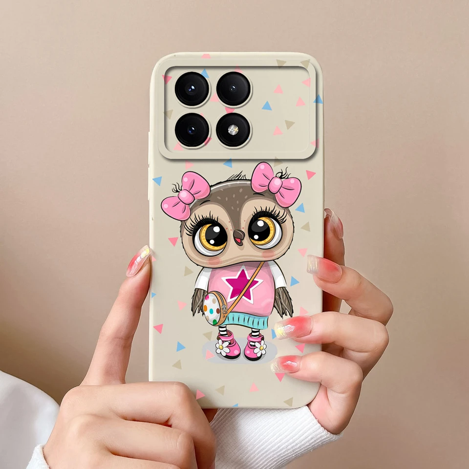 Lovely Cat Liquid Back Cover Case Coque
