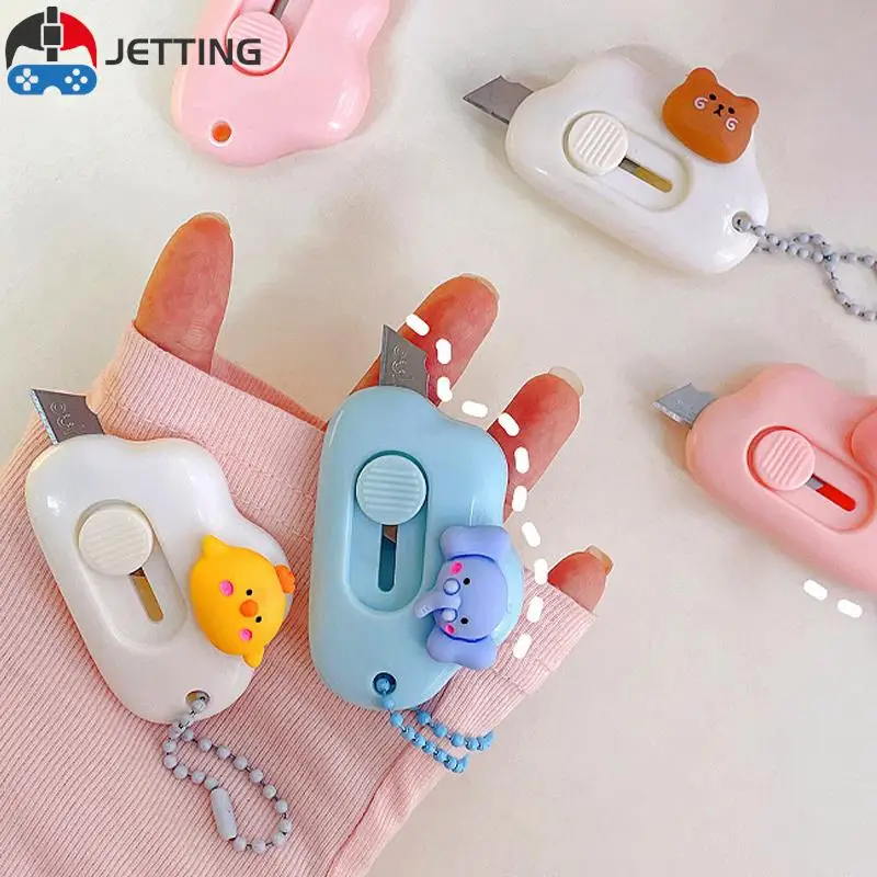 

Cute Mini Retractable Utility Knife Cartoon Cat Paw Cloud Shape Cutter Art Knife Express Paper Envelope Opener Blade Stationery