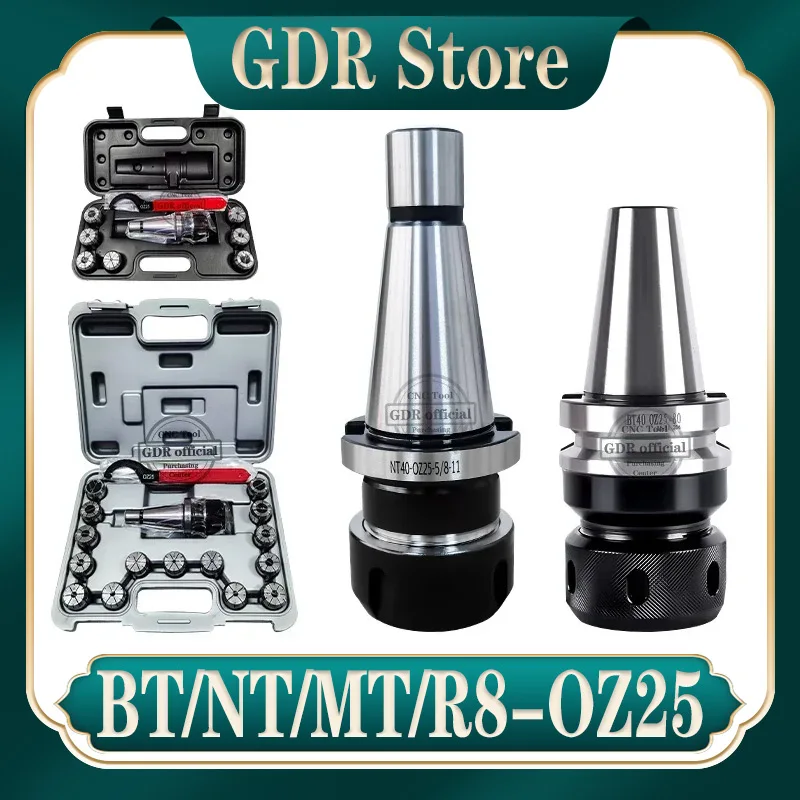 GDR NT30 NT40 BT30 BT40 R8 MT2 MT3 MT4 MT5 OZ25 OZ32 OZ-Serie Werkzeughalter Spannzangenfutter BT NT OZ für Werkzeughalterhalterung