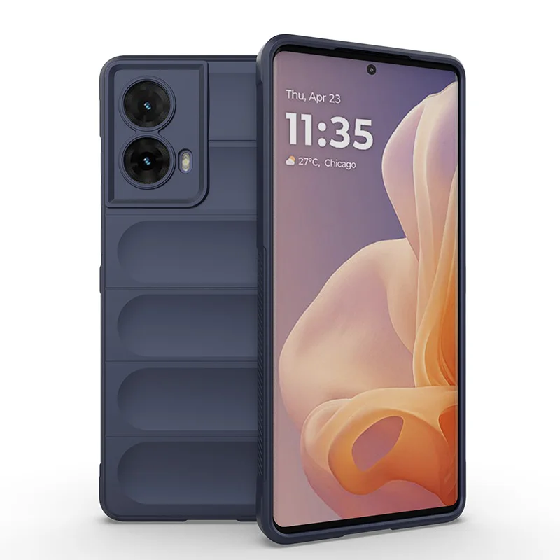 Premium Shockproof Silicone Phone Case with Lens Protection - Stylish Bumper Back Cover